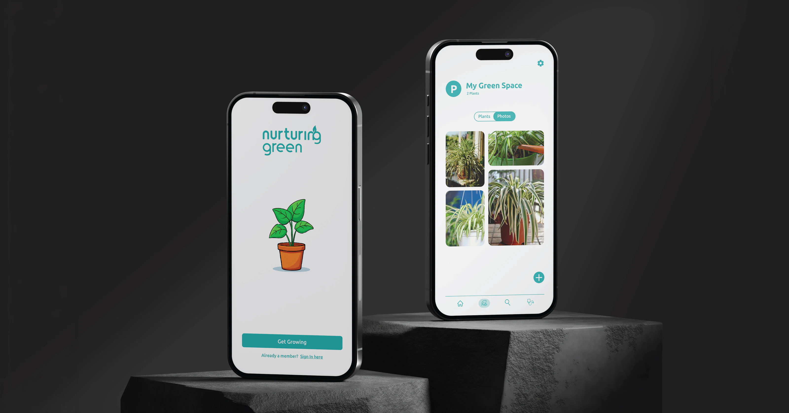 Nurturing Green — Plant Care, Made Personal