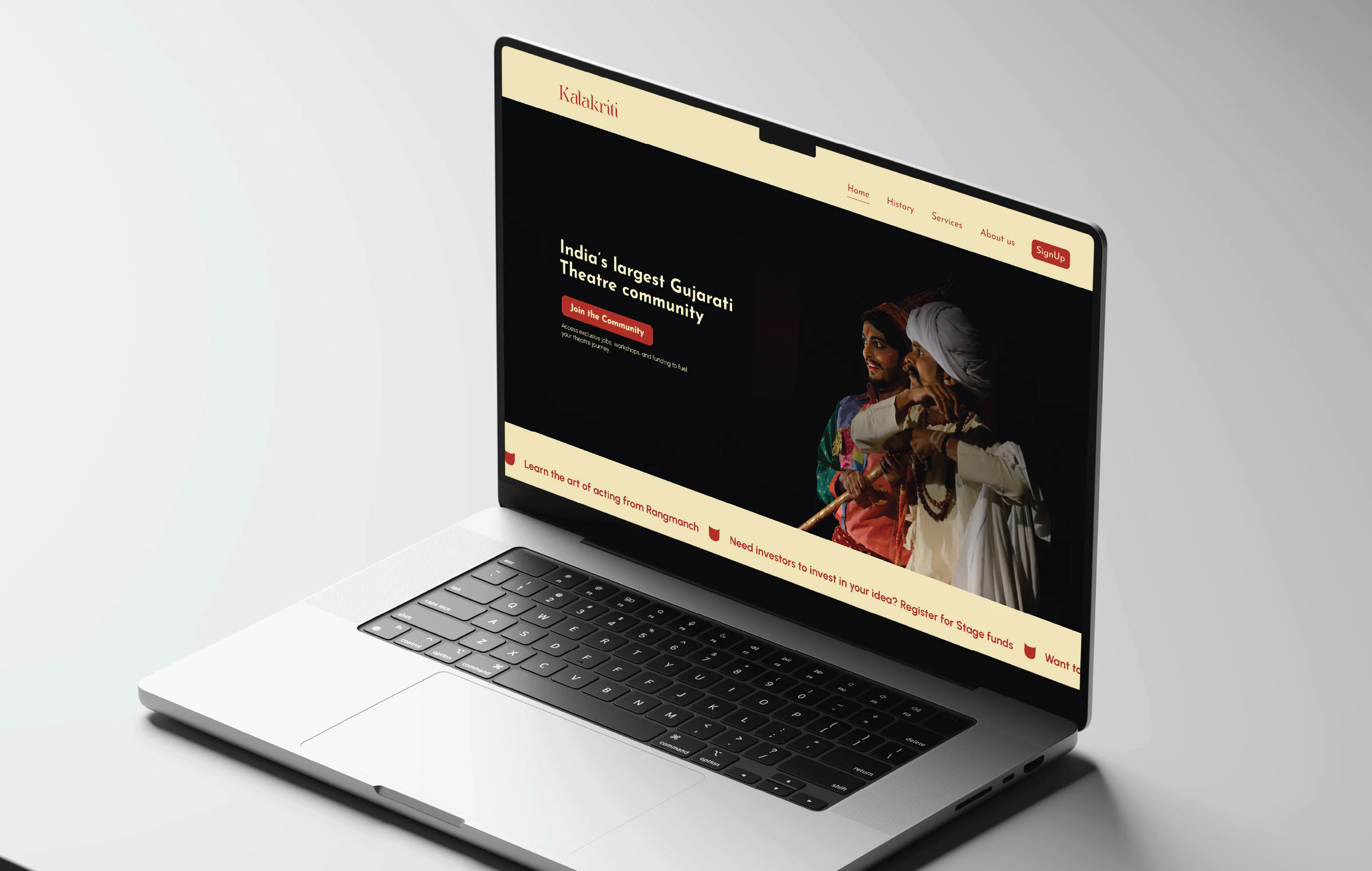 Kalakriti | Website Design